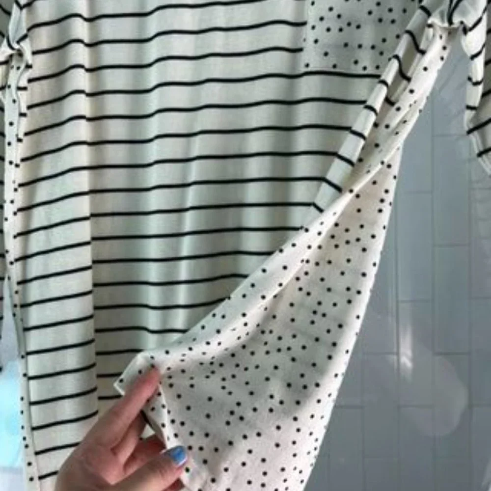 Talbots Mixed Media Top - Picture 2 of 3